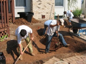 pond excavation